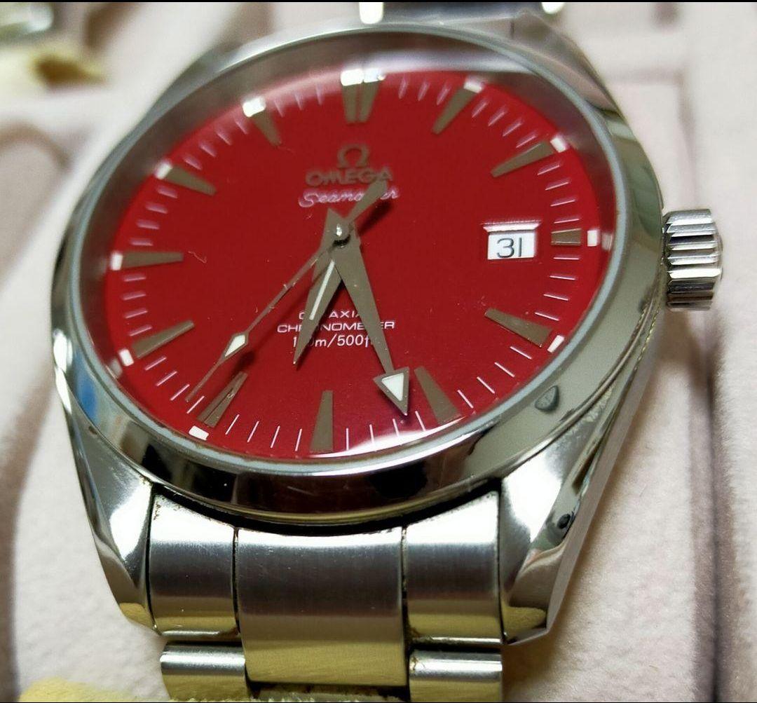 オメガOMEGAシーマスターアクアテラ マルイ限定 コーアクシャル脱進機