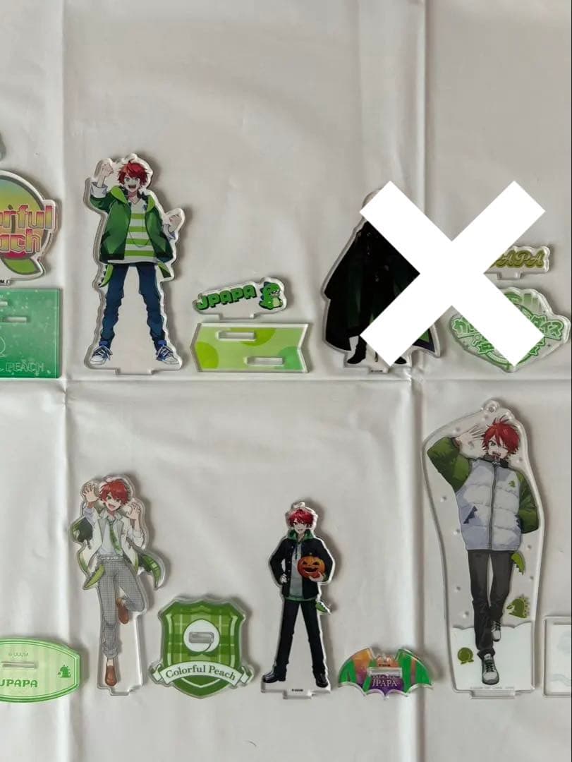 【カラフルピーチ】アクリルスタンド じゃぱぱ10点セット(バラ売り1個〜◯)