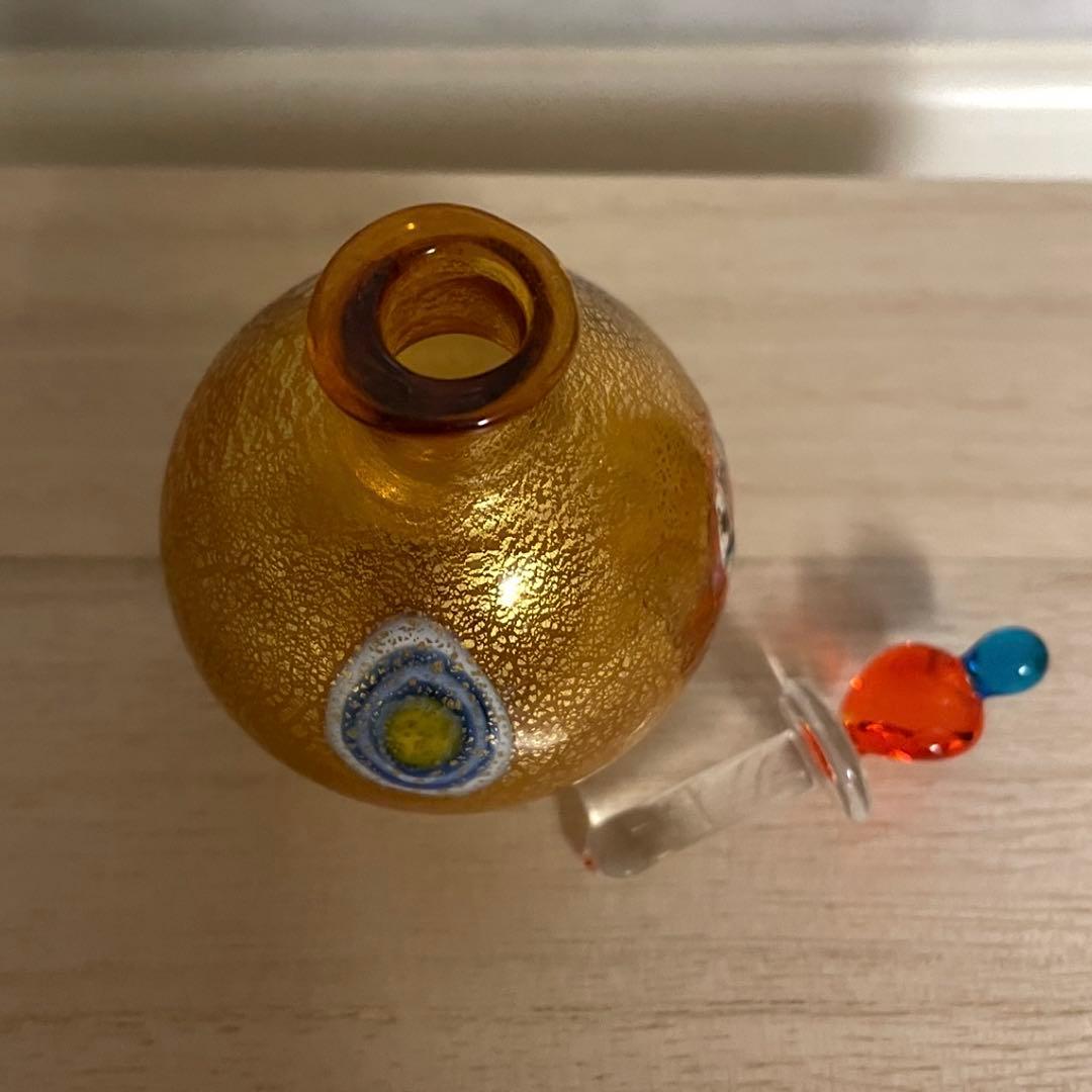 ☆未使用•アンティーク☆ベネチアンガラス•パヒュームボトル3点