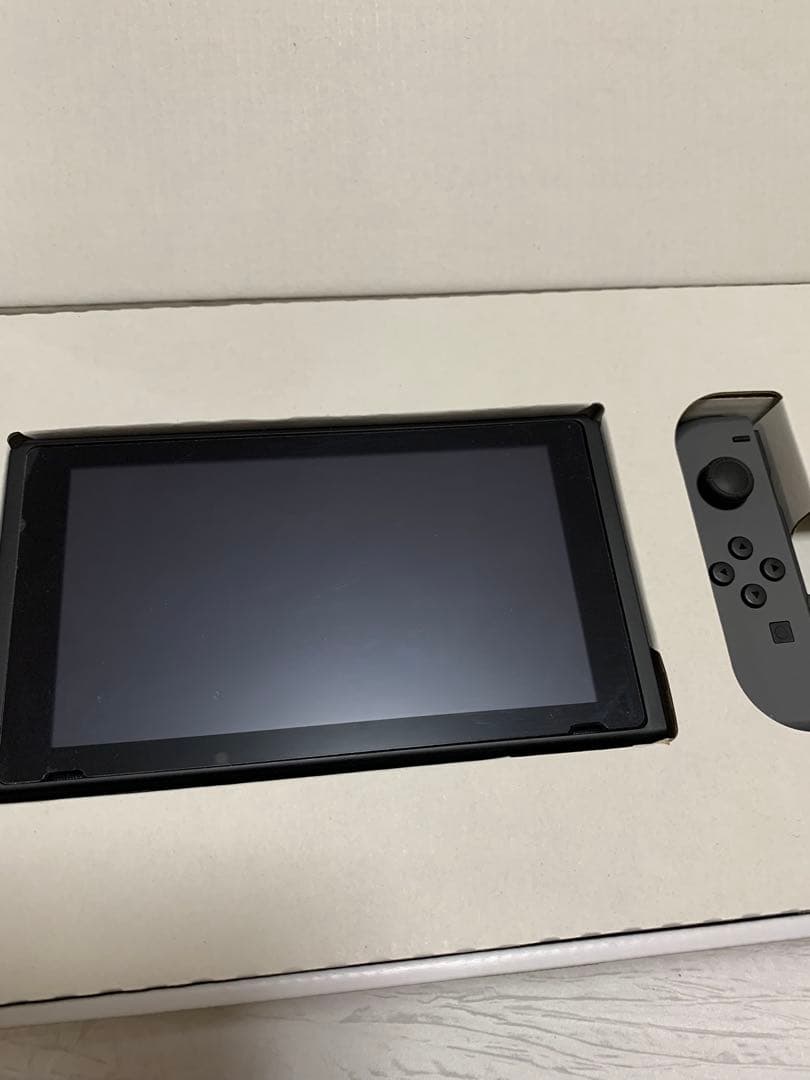 【美品】NintendoSwitchグレー キャリングケース付き
