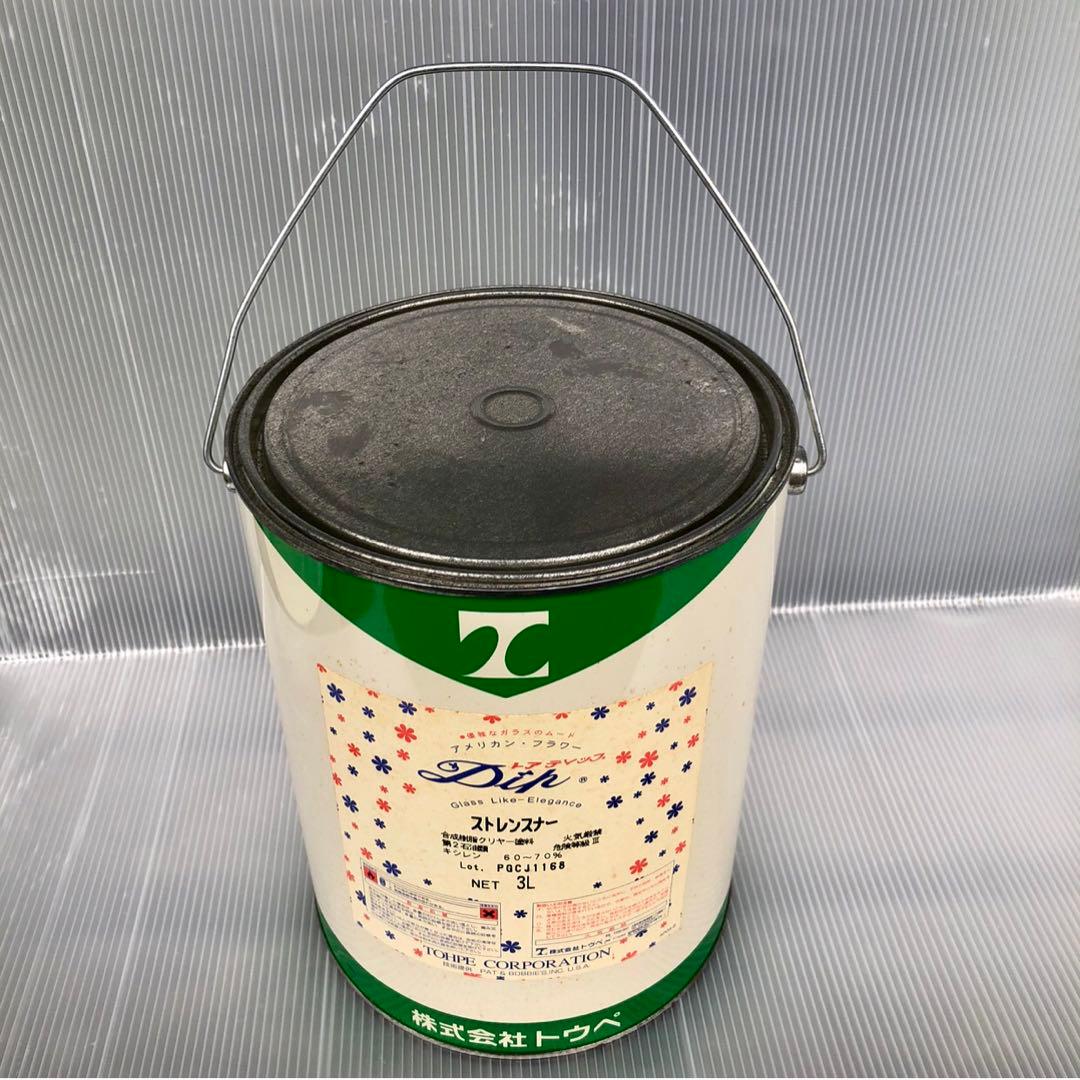 アメリカンフラワー強化剤　油性ストレンスナー3L 1缶取って付き　未開封　未使用