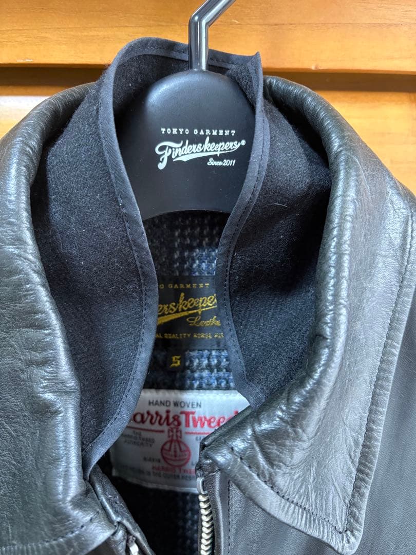 フィンダーズキーパーズ バックボーン G-1 馬革 レザージャケット S