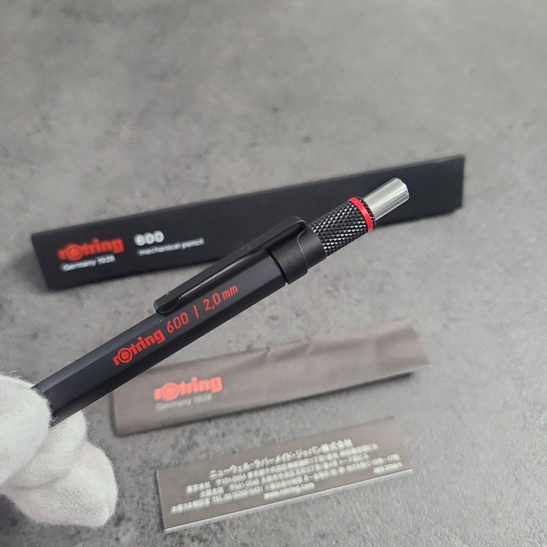 rotring ロットリング 600 芯ホルダー 2.0 ブラック軸 廃盤品