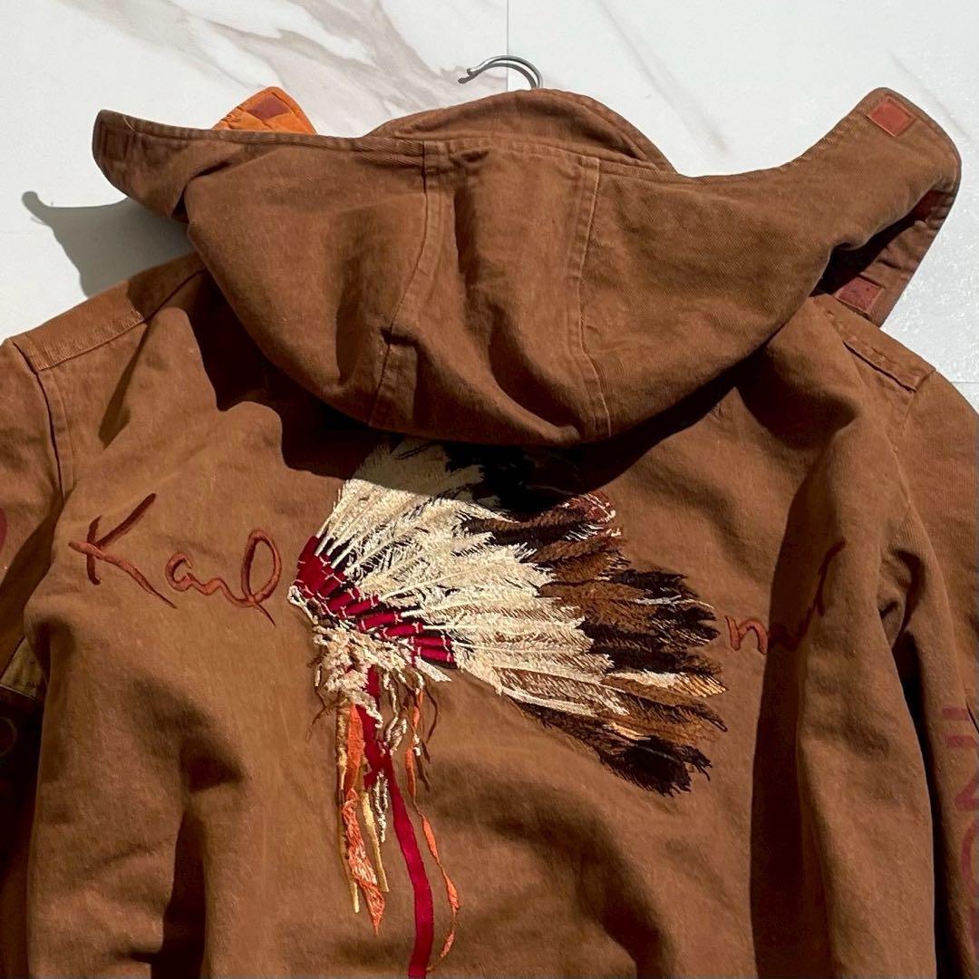 超希少】カールヘルム フライトジャケット インディアン ワッペン 2way