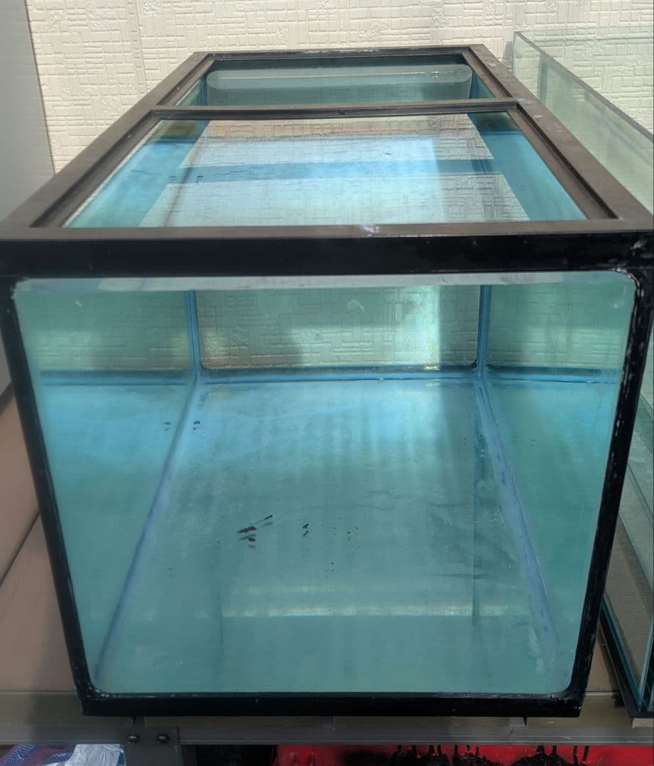 中古90cmガラス水槽 シリコン補修あり - メルカリ