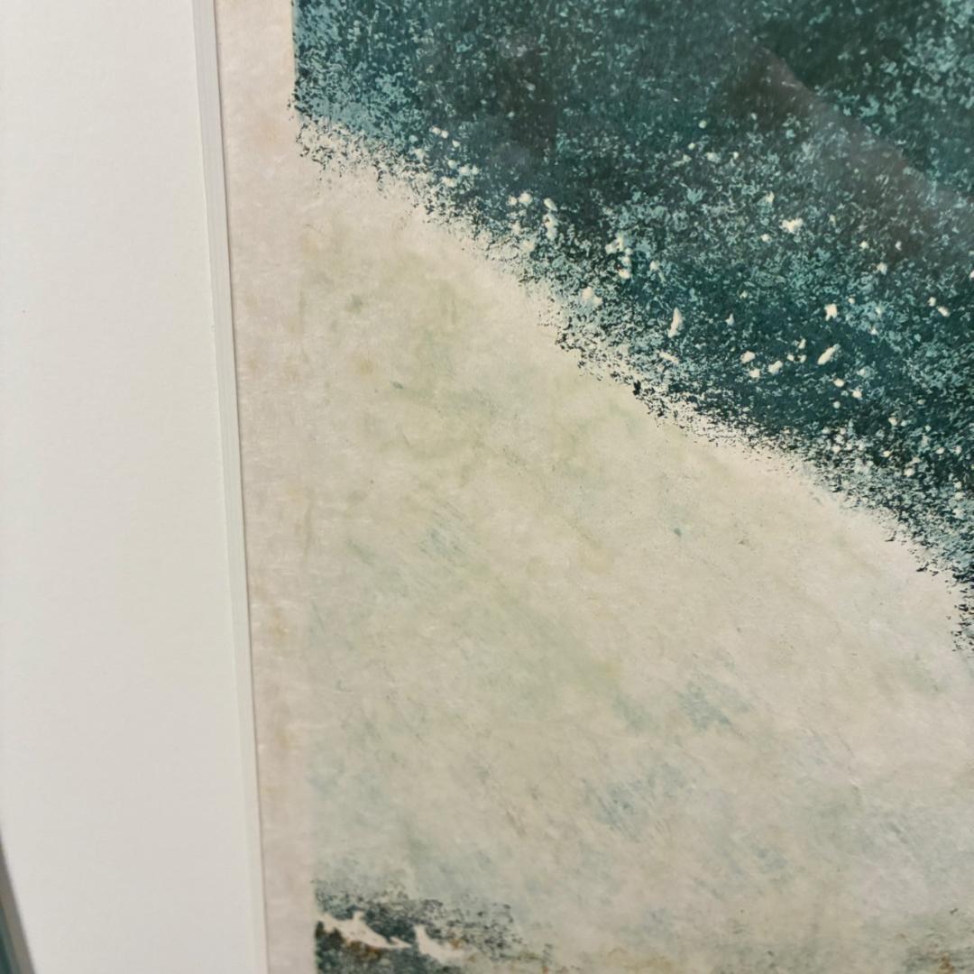 ベルナール・シャロワ「城」リトグラフ 直筆サイン入り 額縁入り 限定品