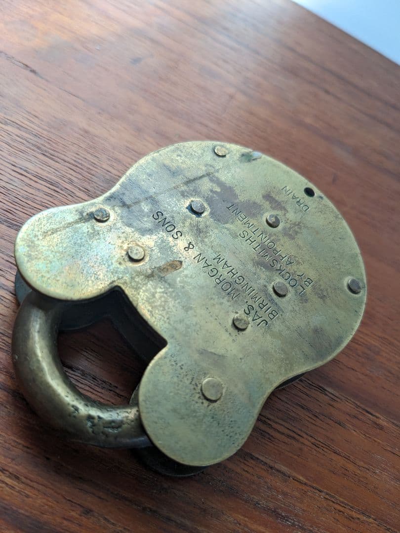 値下げ！アメリカ製　アンティーク　南京錠　ヴィンテージ