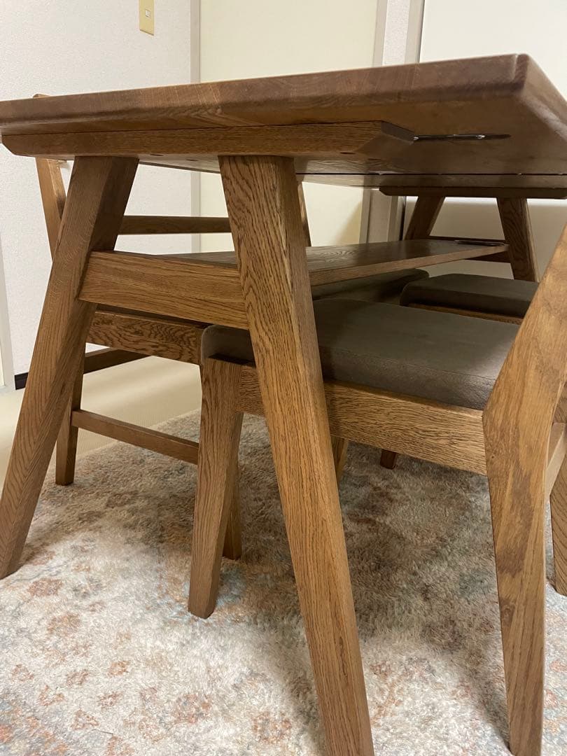 「Teddy様 」専用unico ADDAY アディダイニングテーブル4点セット