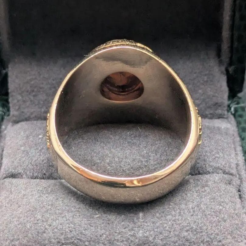 アーミーリング クラシック 米陸軍 US Army 金メッキ 米国 白頭鷲 紋章