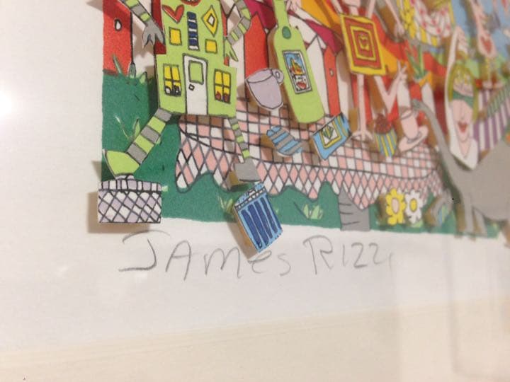 JAMES RIZZI FOLLOW THE SUN 3Dシルクスクリーン