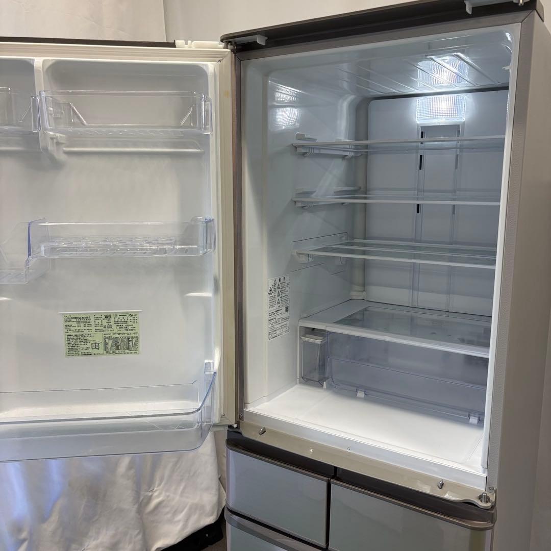 ぴーさん803⭕️冷蔵庫　シャープ　大型　400ℓ　両開き　安い　綺麗