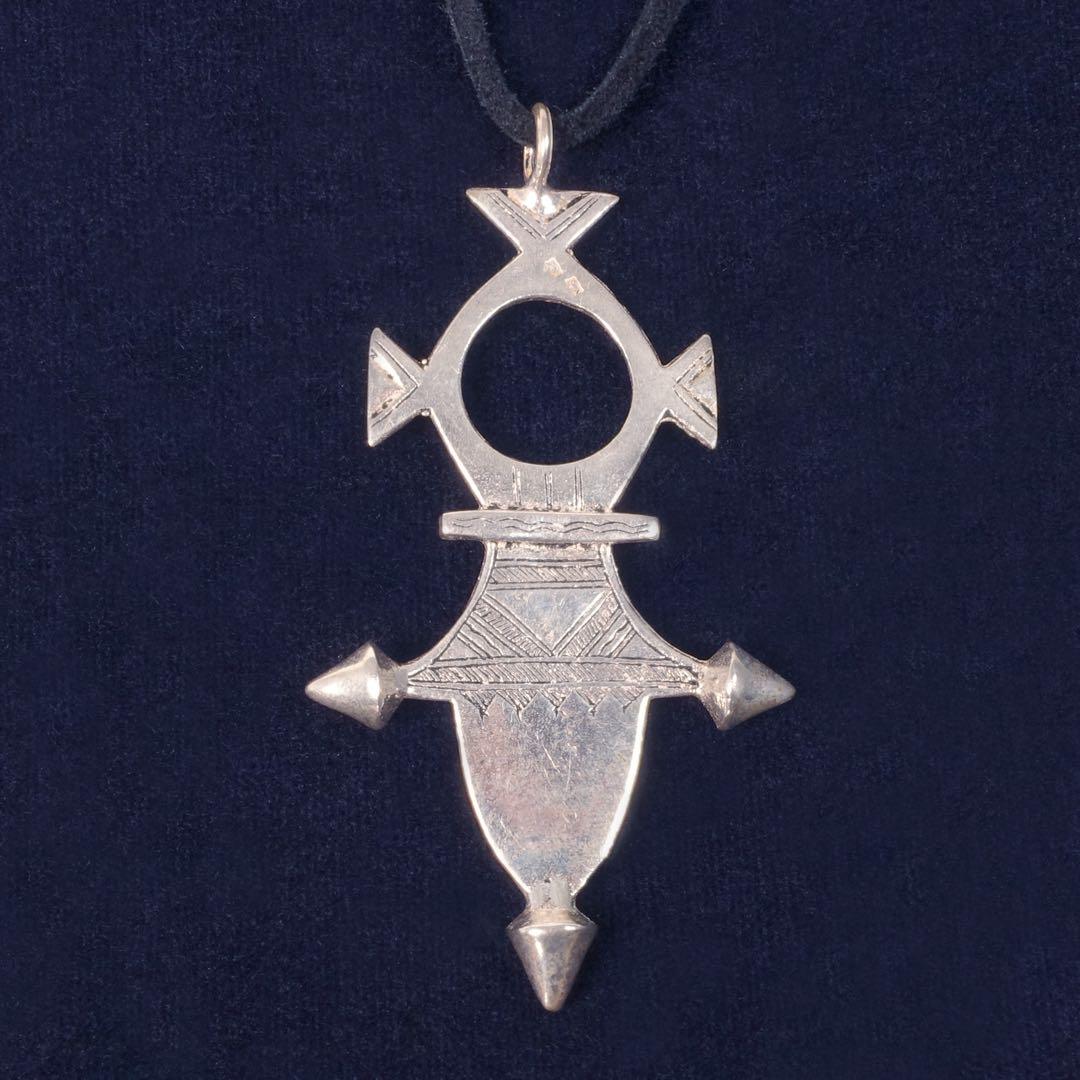 モロッコ】トゥアレグ族 シルバージュエリー ネックレス 民族