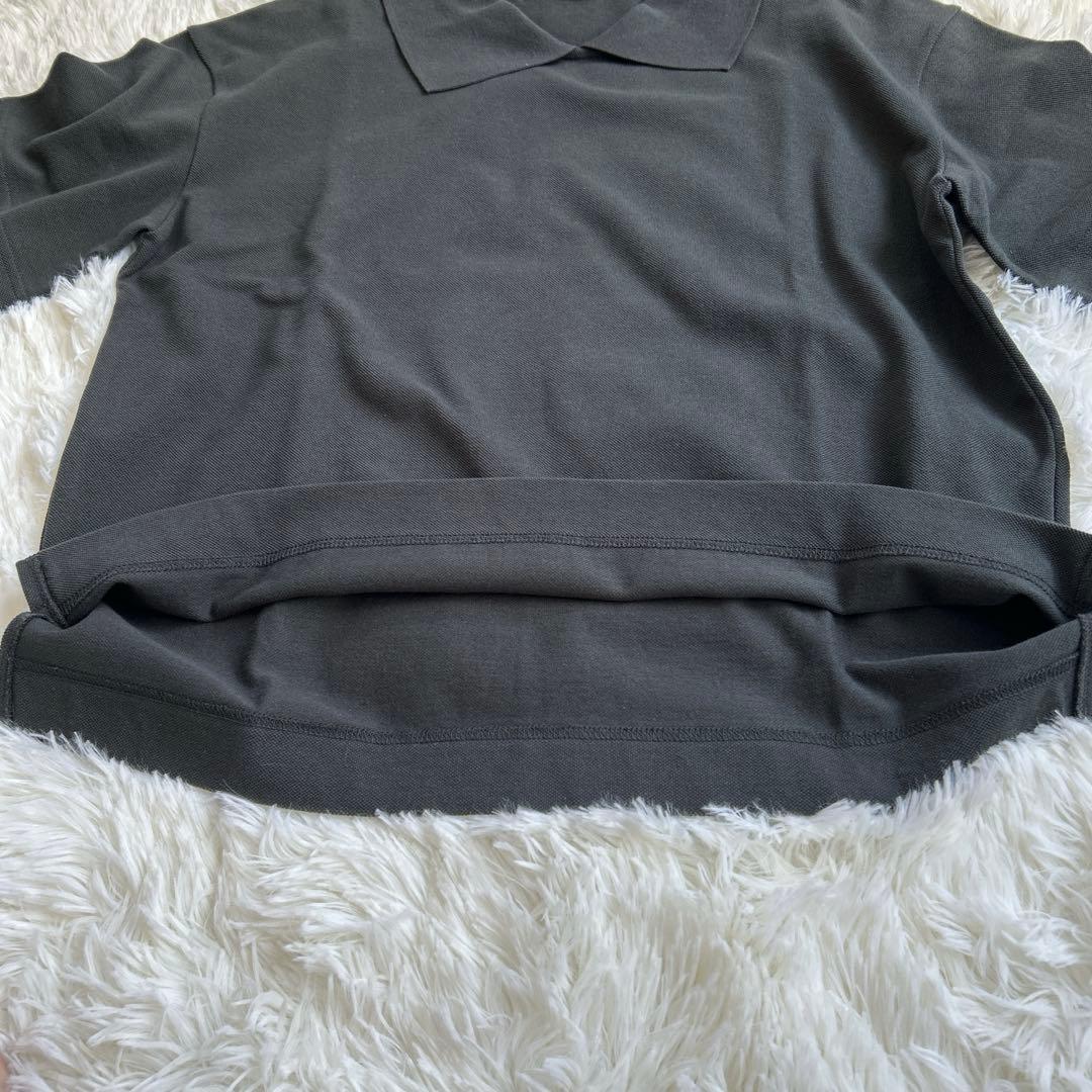 マーガレットハウエル オーガニックコットン ポロシャツ 24ss ブラック II