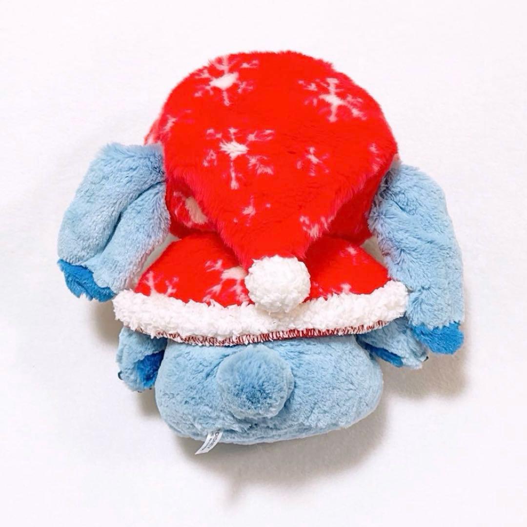 ディズニーストア スティッチ クリスマス 冬 帽子 ふわふわ ぬいぐるみ レア