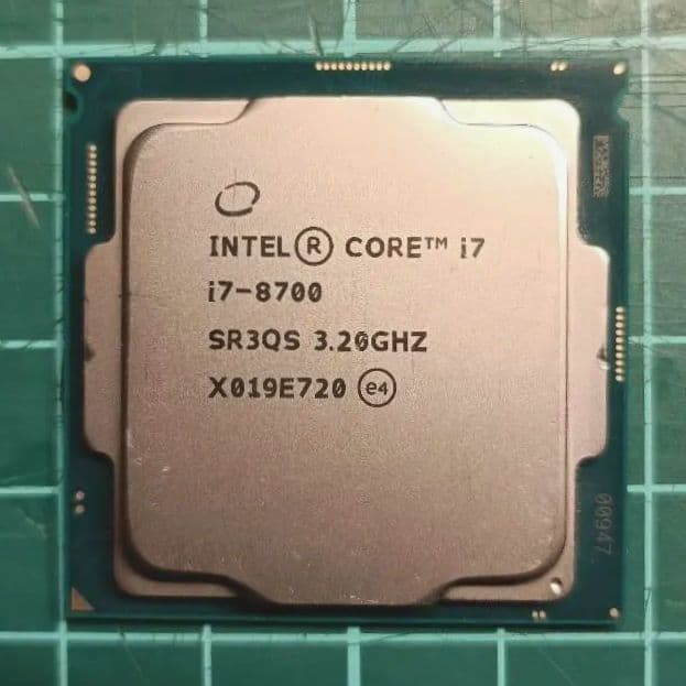 ジャンク】 Intel Core i7-8700 デスクトップ用CPU