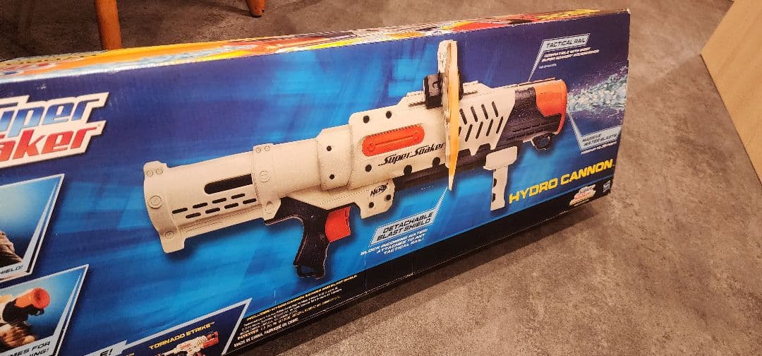 NERF スーパーソーカー ハイドロキャノン　超強力　水鉄砲　美品　付属品全完備 Yahoo!オークション - ナーフ スーパーソーカー ハイドロキャノン 水鉄