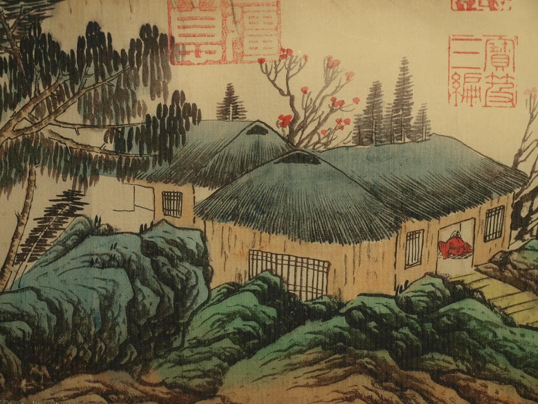 骨董市仕入れ品 中国明時代の掛軸 激安骨董品 肉筆保証 BD437A8-2