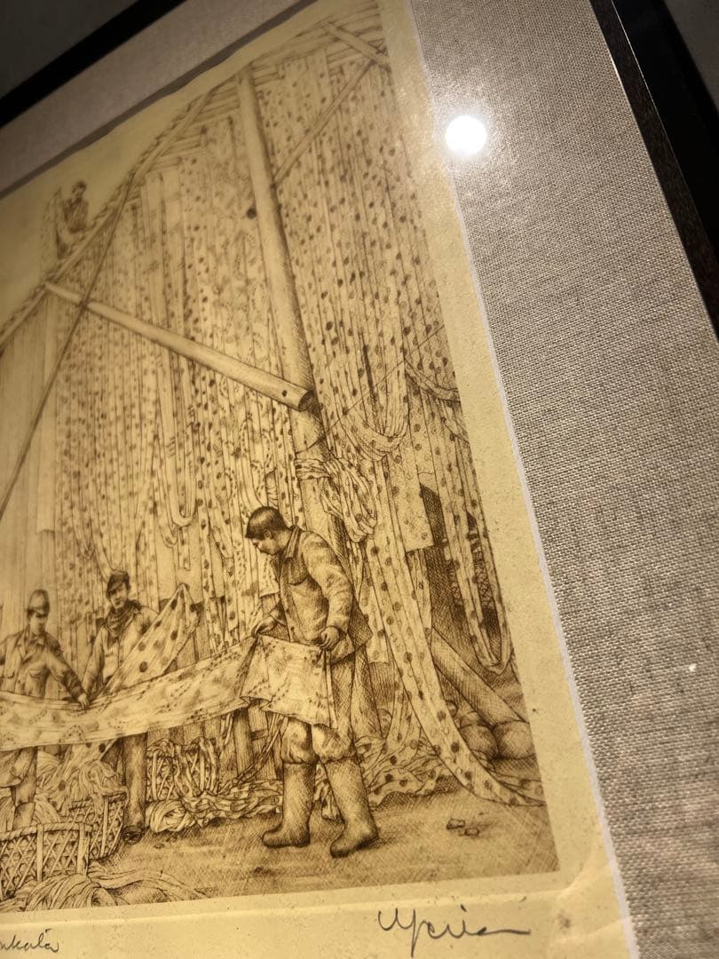 メゾチント「Opening Mantle」 銅版画 - メルカリ