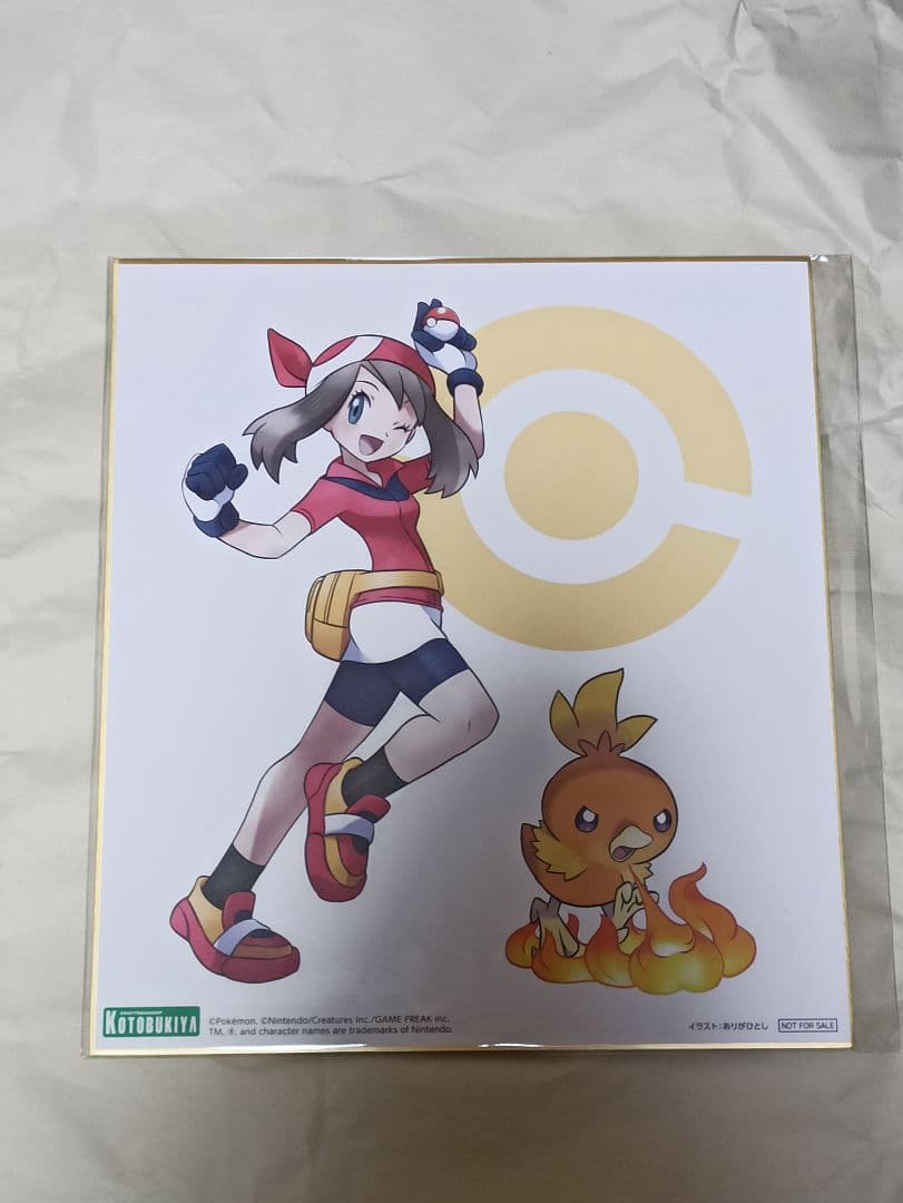 ARTFX J ハルカ with アチャモ ARTFX Jハルカwithアチャモ 色紙付き