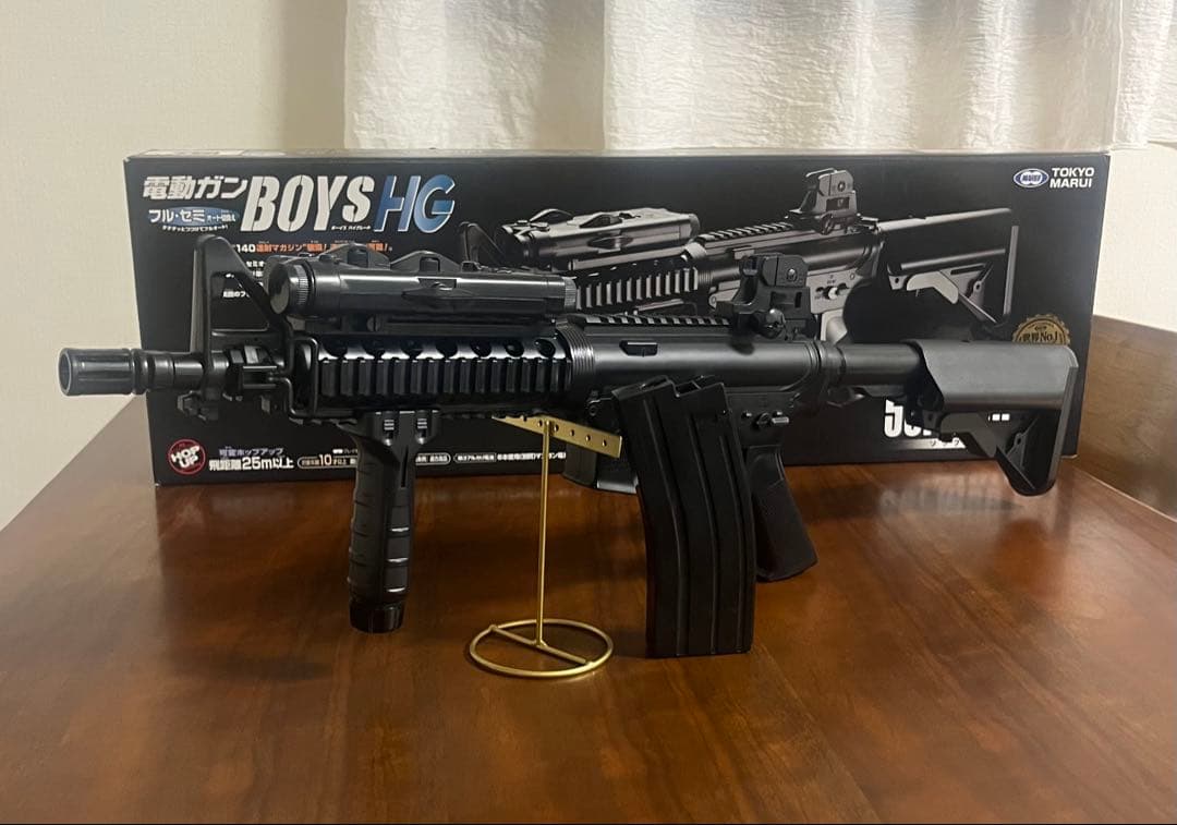 美品　東京マルイ カスタム　ソップモッドM4 電動ガン ボーイズ　金属ピニオン