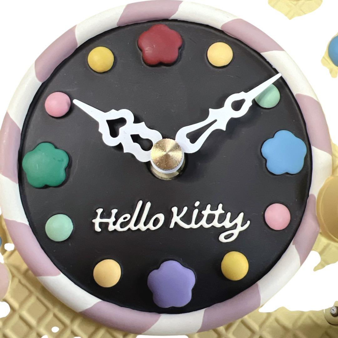 希少レア サンリオ リズム時計 Rhythm Watch ハローキティ スイーツ