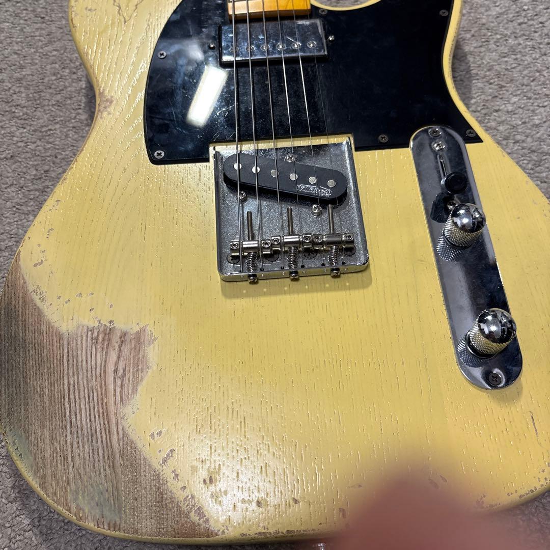 テレキャスター　コンポーネント品　レリック加工　豪華パーツ