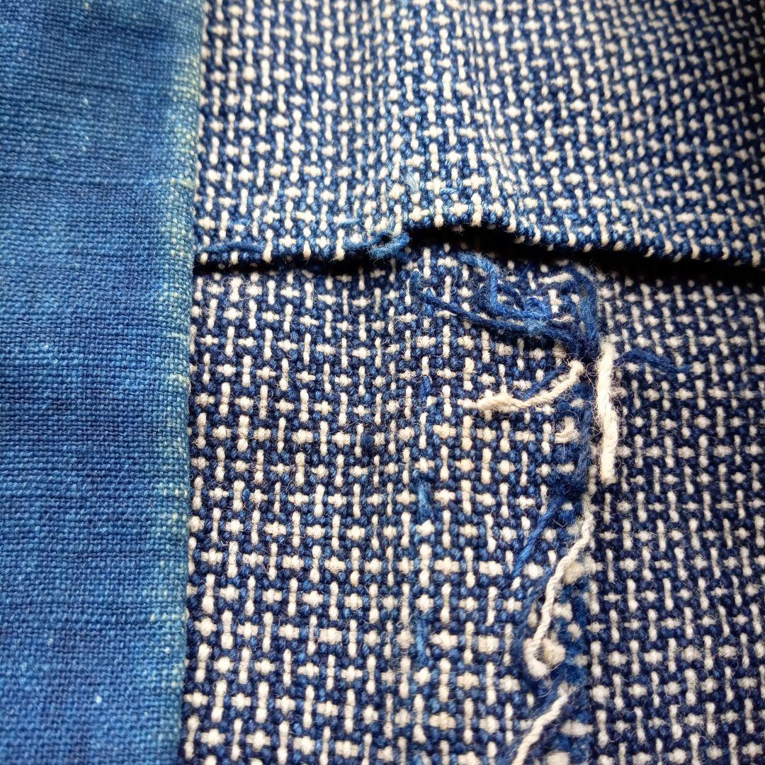 シンプル 野良着 襤褸 羽織 アンティーク