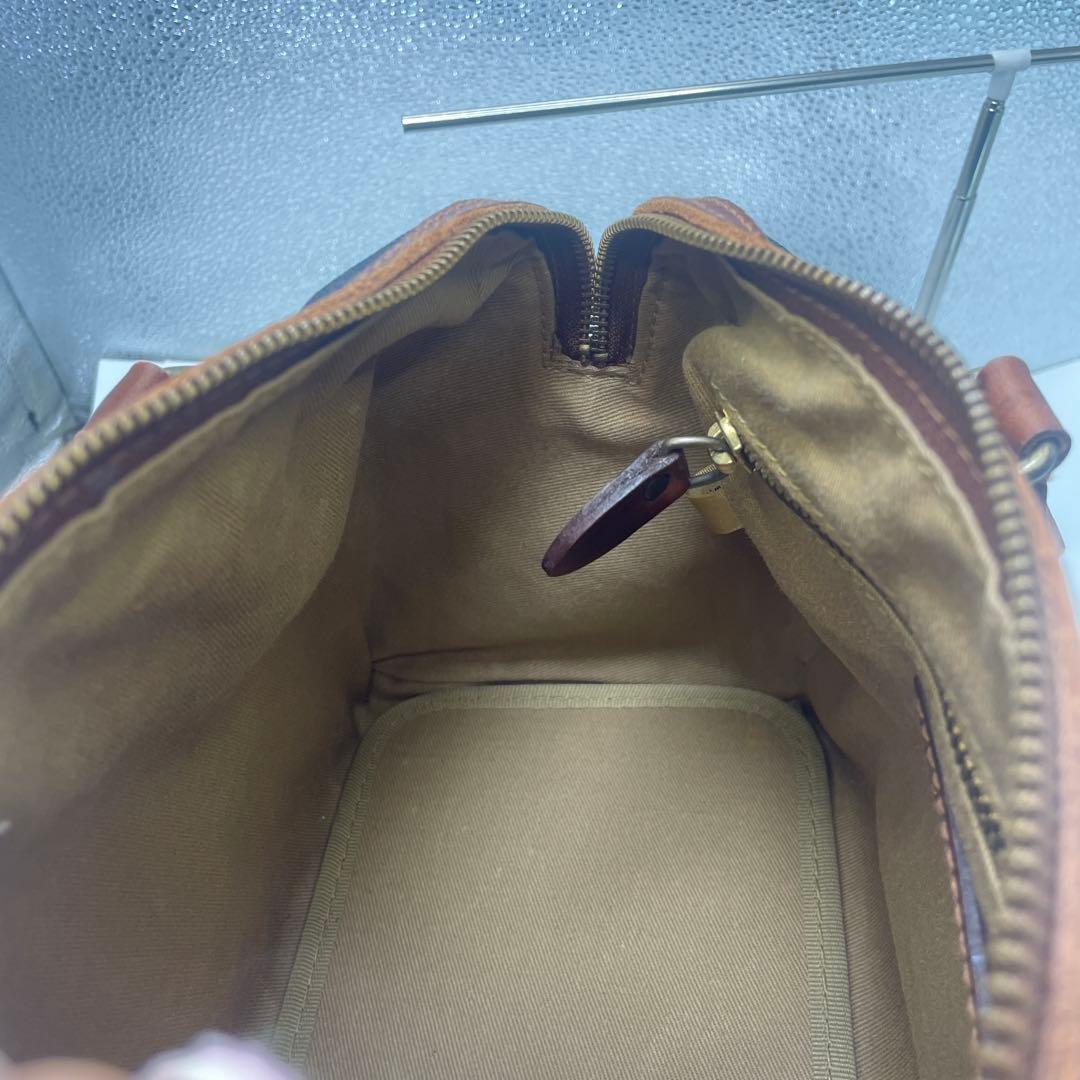 ポロラルフローレン　タータンチェック ハンドバッグ　ミニボストンバッグ