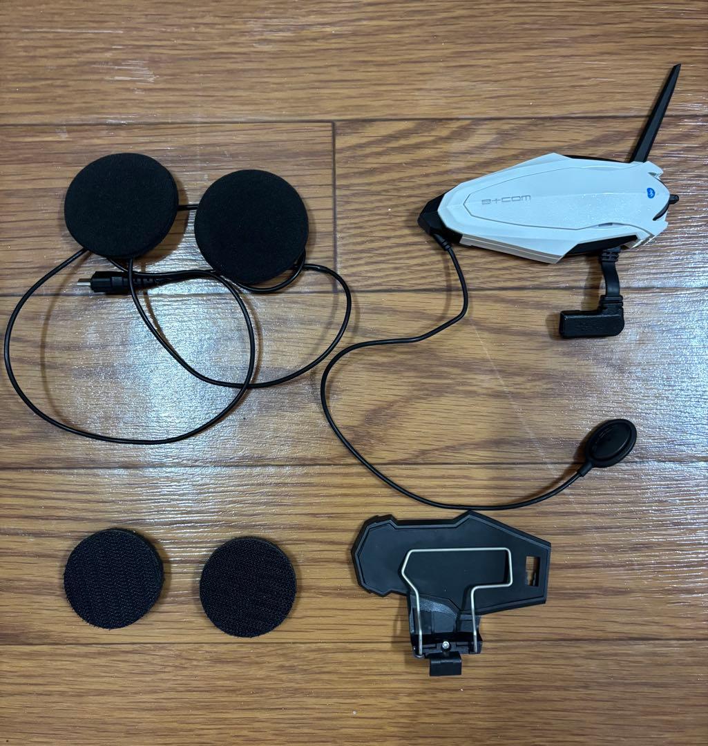 ビーコムB+COM SB5X ホワイトBluetoothヘッドセット バイク用