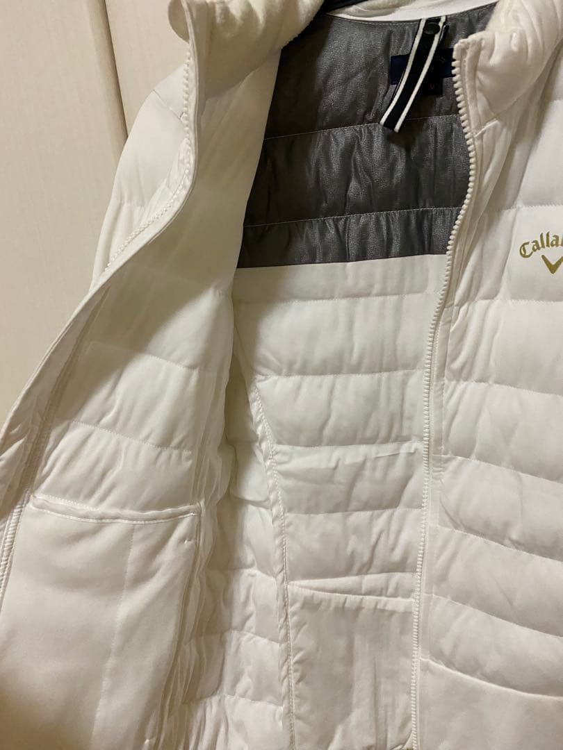Callaway レディース ゴルフ キルティングジャケット 白サイズM