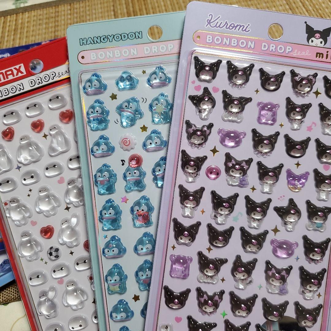 ボンボンドロップmini　ディズニー　サンリオ　シール
