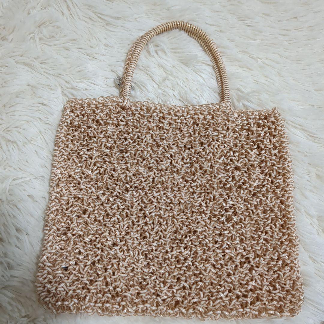 【美品】Anteprima/アンテプリマ/スクエア/ピンクホワイトゴールド