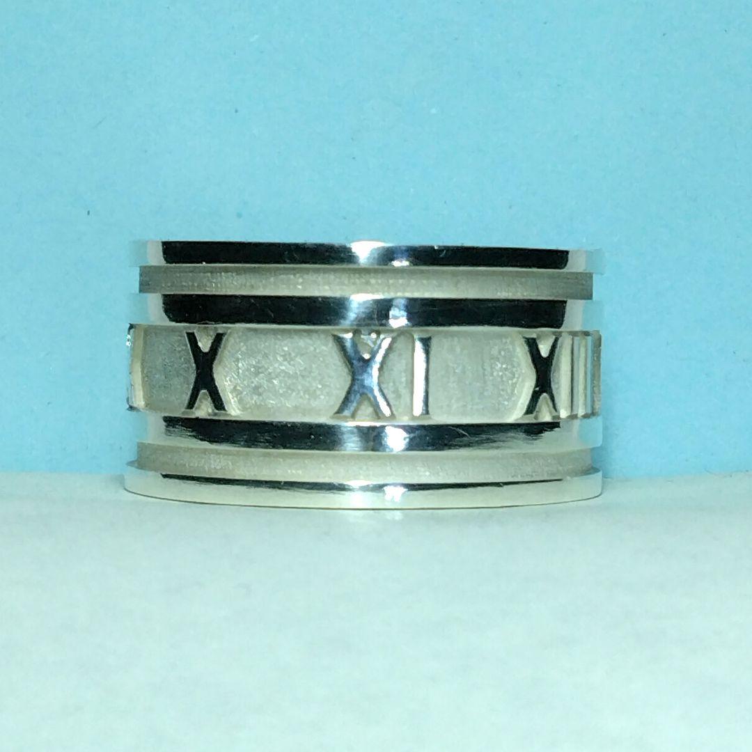 ティファニーアトラスワイドリング　21号　新品仕上げ　ほぼ無傷未使用に近い