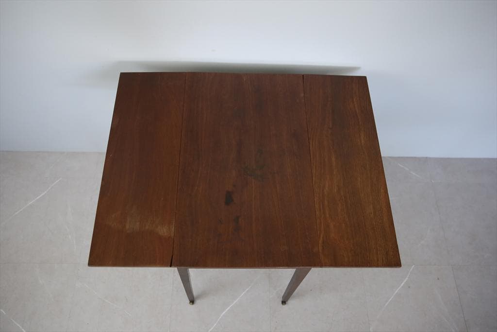 英国アンティーク木製ドロップリーフテーブル/バタフライ/ダイニング机89-275