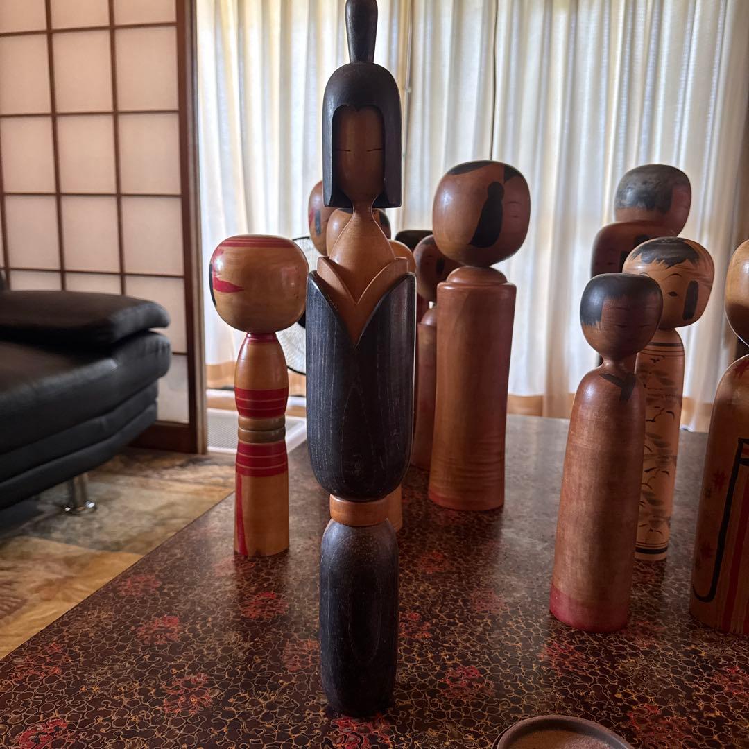 か*ぎ様 伝統的な日本の木製こけし 49 cm Amazon | 伝統工芸木製｜二代目鉄園こけし高さ約46cm大型｜木工工芸品