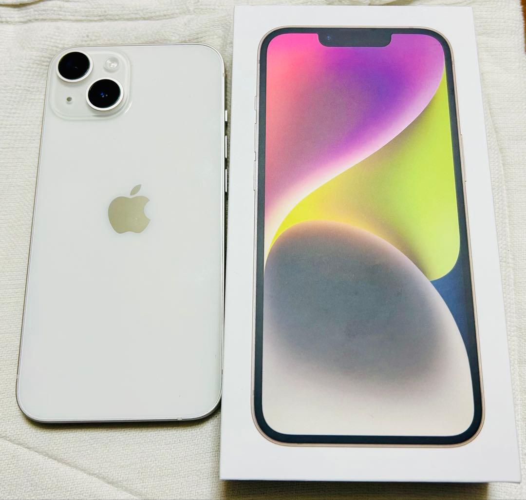 iPhone 14 本体 白 ホワイト スターライト スマートフォン・携帯電話