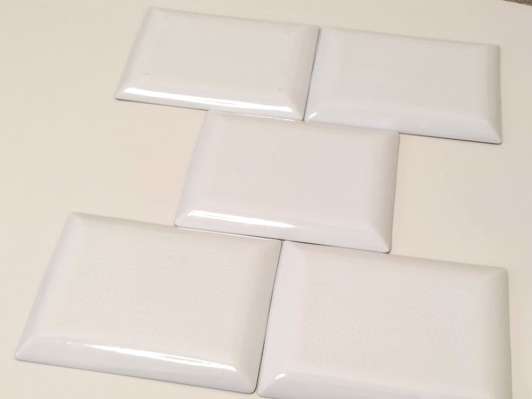 希少 前畑陶器 庫山窯 緑彩金蘭手 角皿 5枚セット 金彩