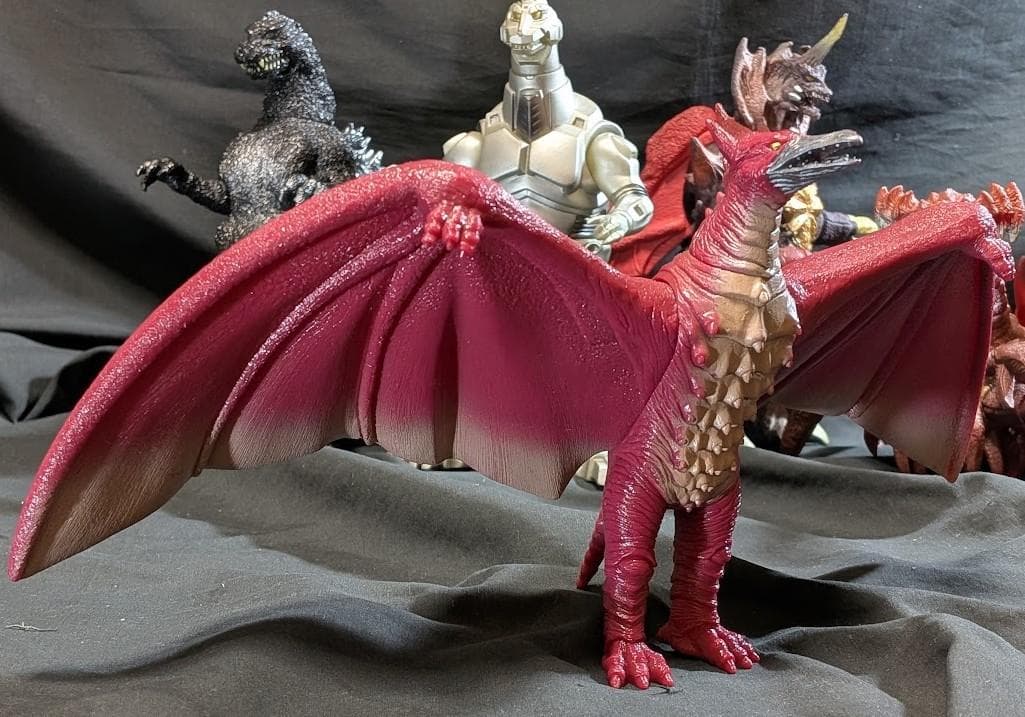 平成ＶＳシリーズ　ゴジラ・メカゴジラ・デストロイア他（バンダイ）ソフビ５体セット