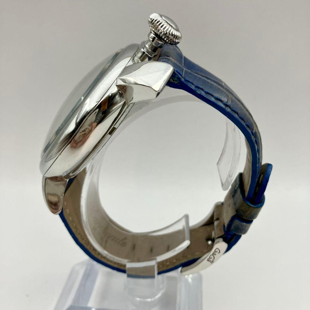 【稼働品】GAGAMILANO ガガミラノ 腕時計 手巻き式 マヌアーレ48 黒