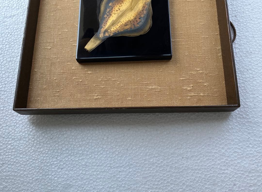 壁掛け輪島漆器(沈金の作品)