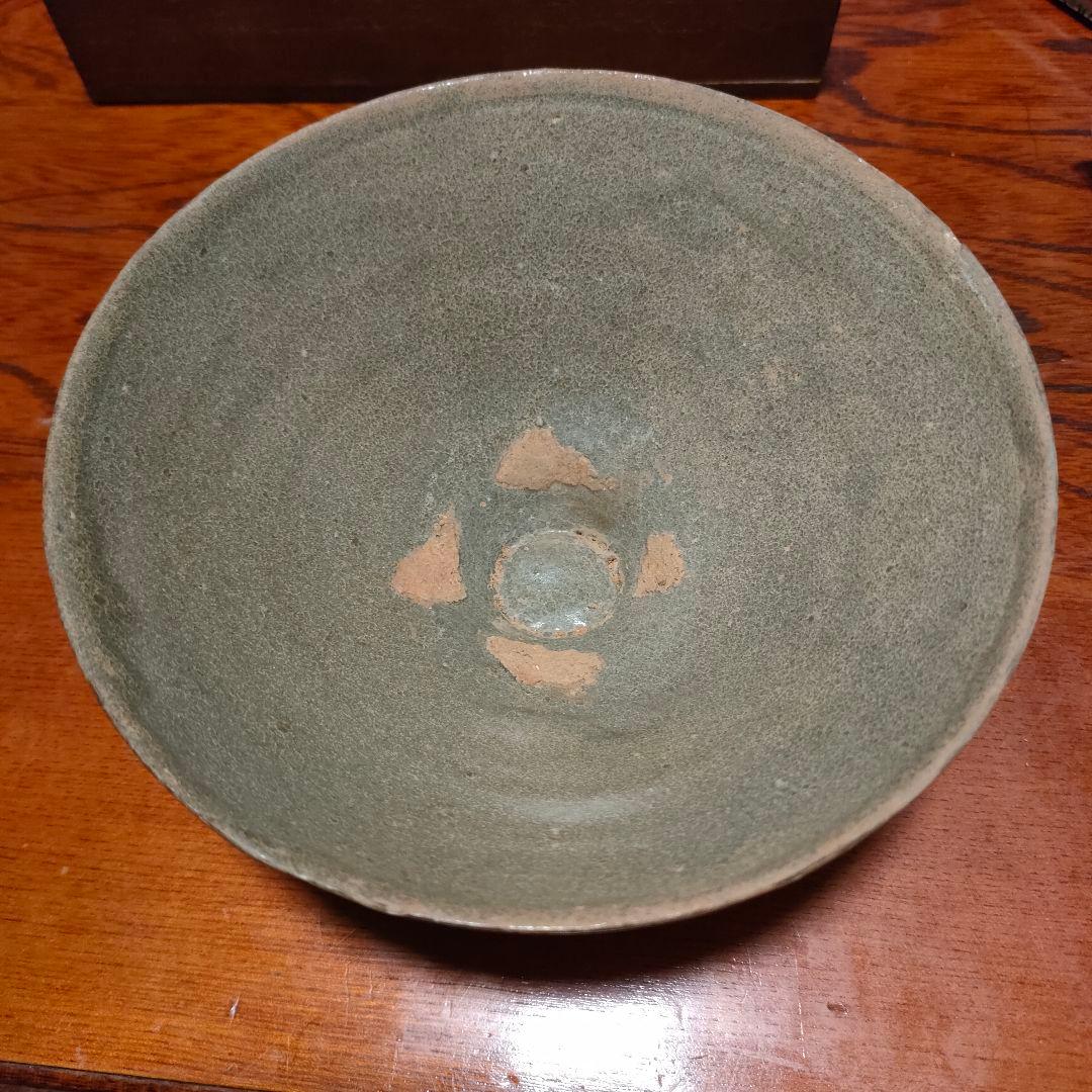 高麗青磁茶碗　朝鮮美術　時代物アンティーク