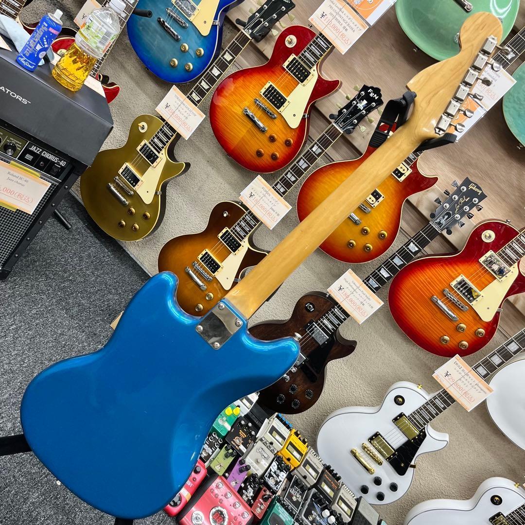 【11325】FERNANDES FMT-50 石ロゴ ムスタングタイプ ブルー