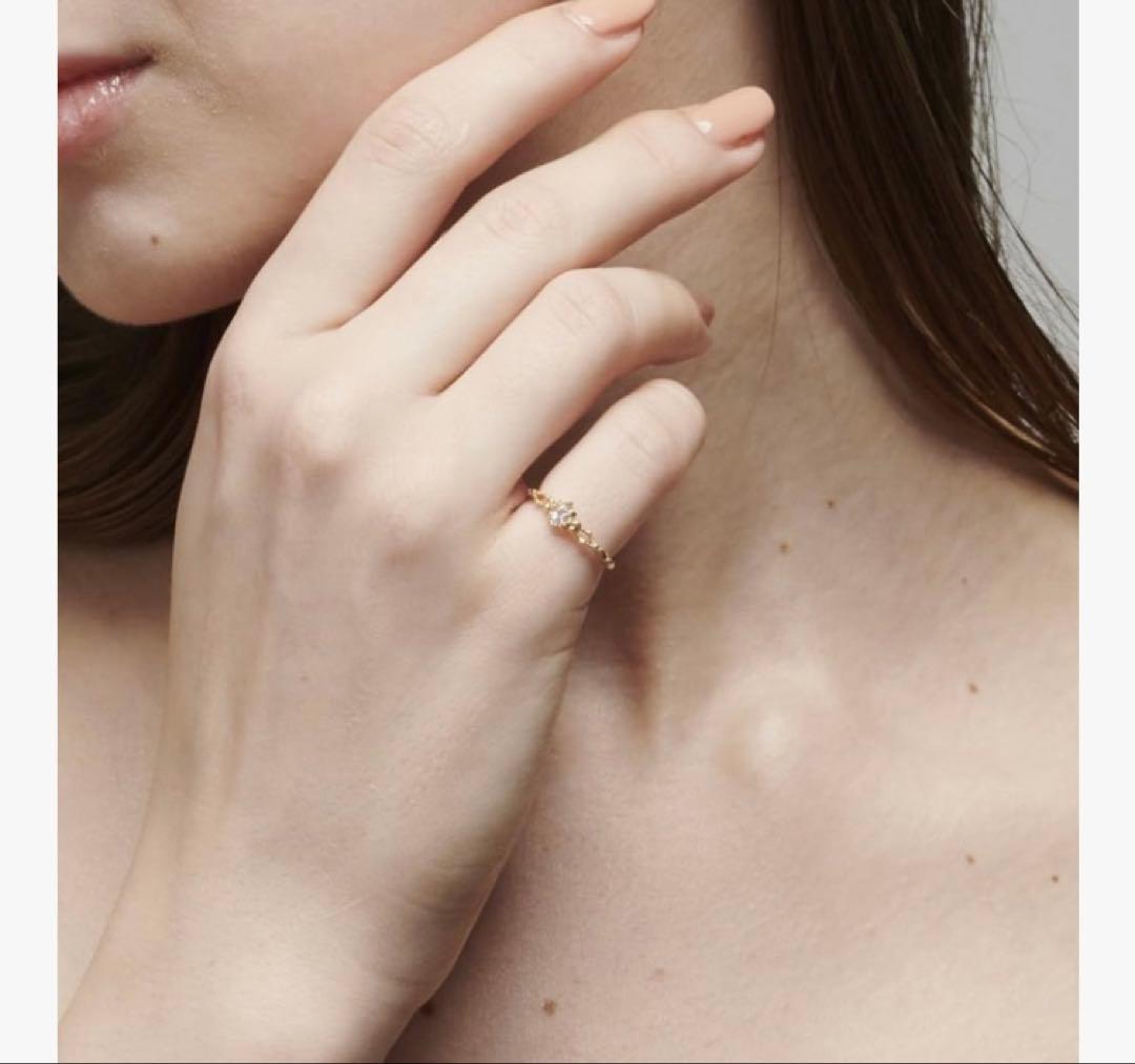 K10 ラブラドライト ピンキー NOJESS 上品 ゴールド 3号