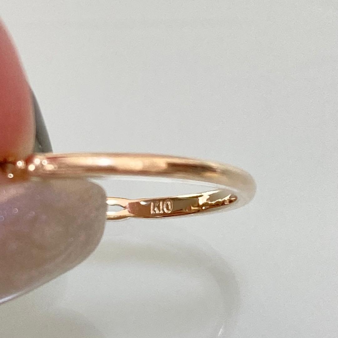 K10 ラブラドライト ピンキー NOJESS 上品 ゴールド 3号