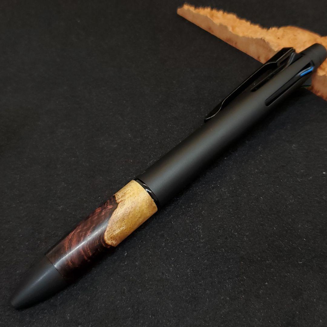 No.62ピュアモルトブラック4&1ホンジェラスローズウッド瘤カスタム