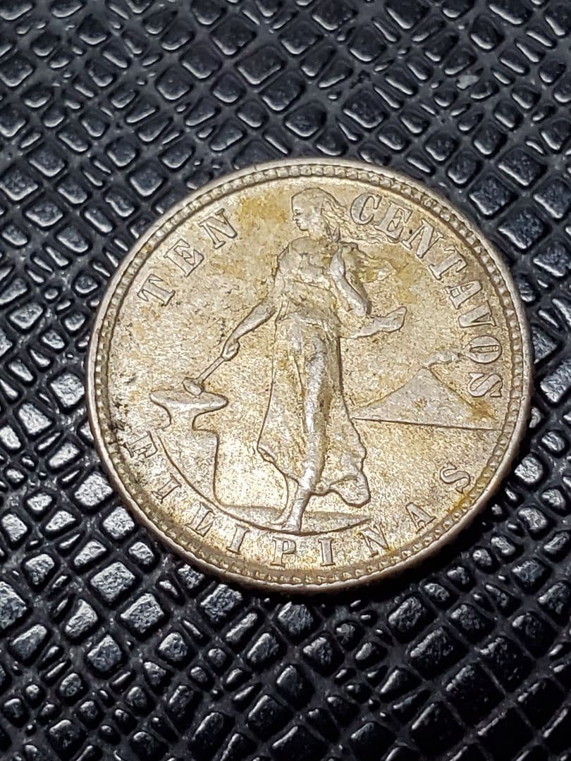 2096. 銀貨 1944年 フィリピン 10センタボ 硬貨 - メルカリ