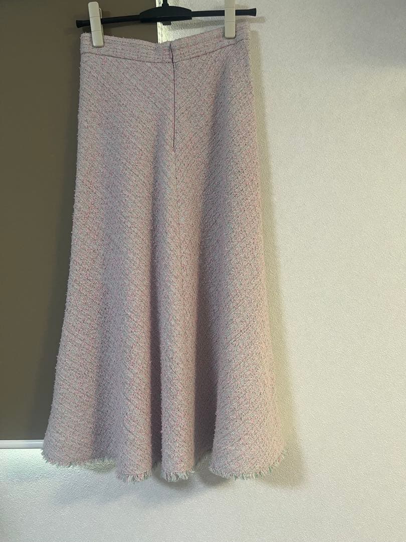 即購入可 ⭐︎ 美品　アナイ　ANAYI ツィード　スカート　ピンク　36