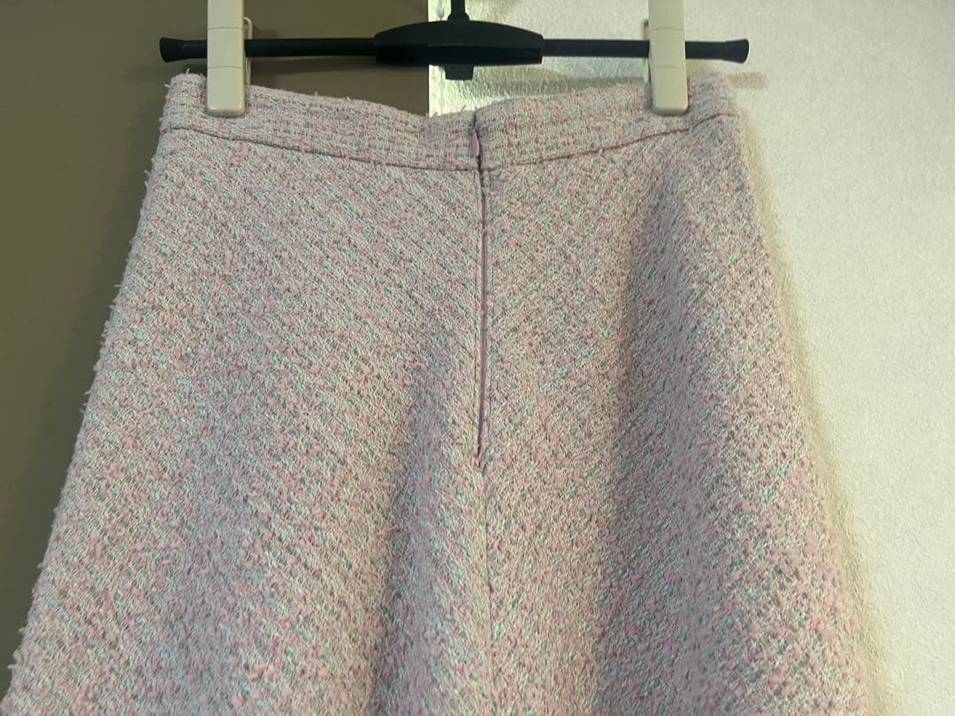 即購入可 ⭐︎ 美品　アナイ　ANAYI ツィード　スカート　ピンク　36
