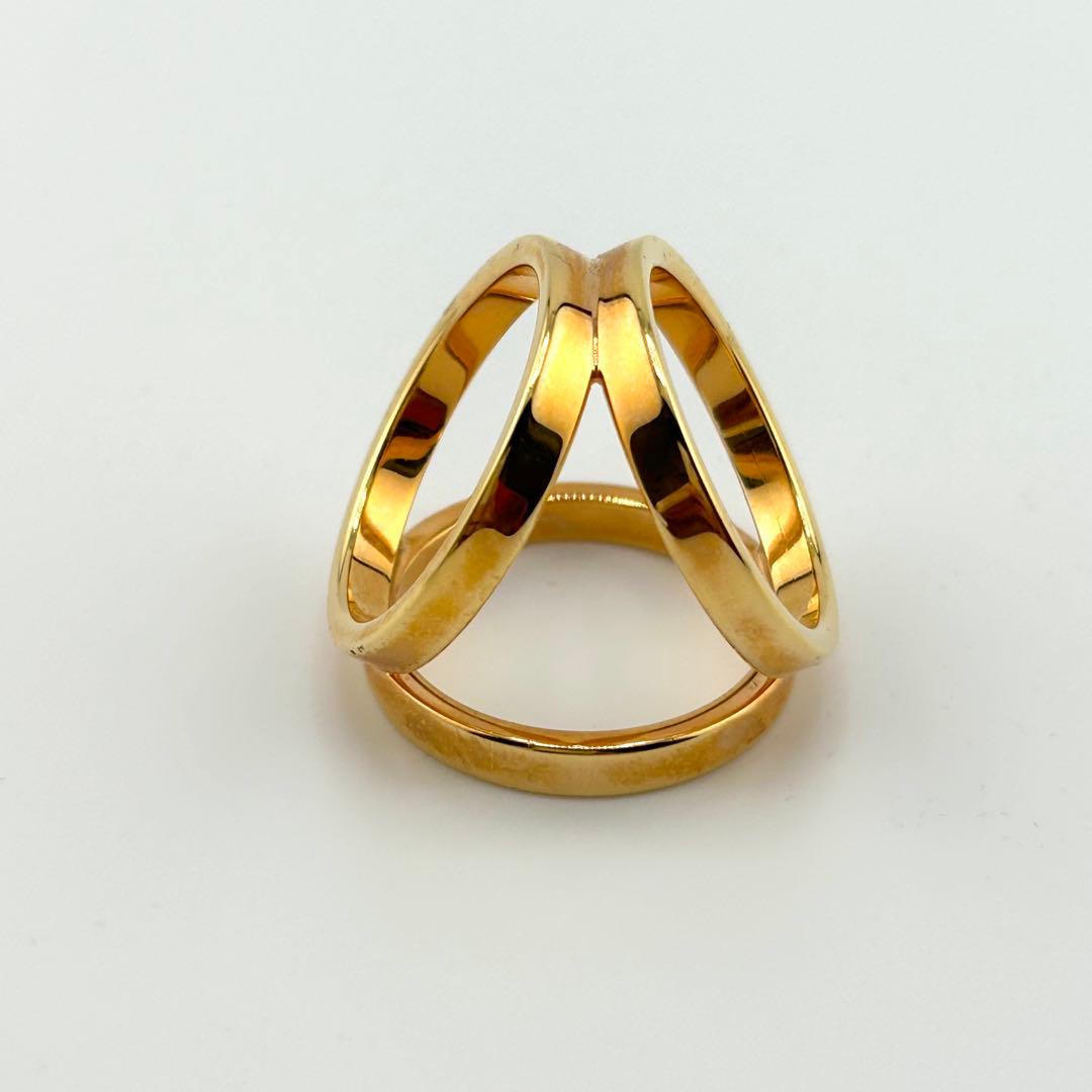 ✨極上美品・箱保存袋付✨　HERMES エルメス　スカーフリング　トリオ