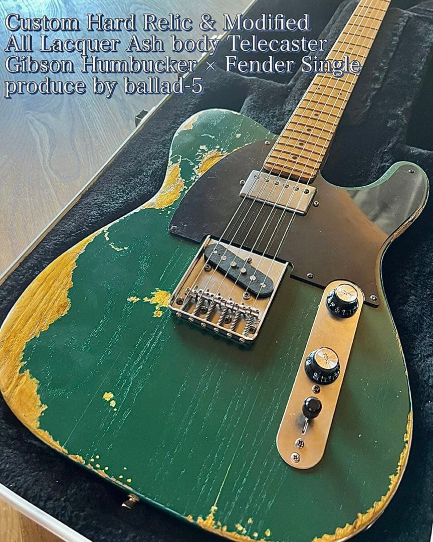 ハードレリックテレキャスタータイプ/オールラッカーアッシュボディ